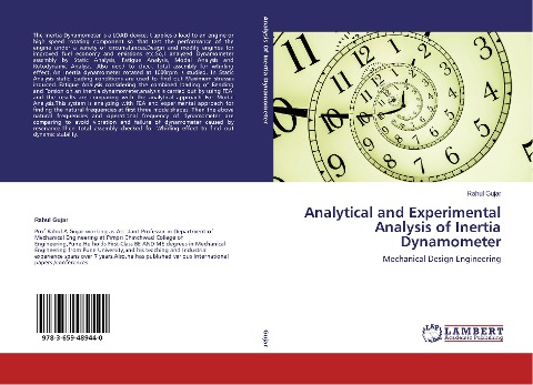 Analytical and Experimental Analysis of Inertia Dynamometer: Mechanical Design Engineering