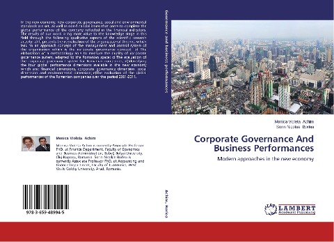 Corporate Governance And Business Performances: Modern approaches in the new economy
