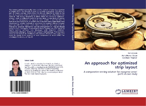 An approach for optimized strip layout: A comparative nesting solution for cryogenic vessel parts: A case study