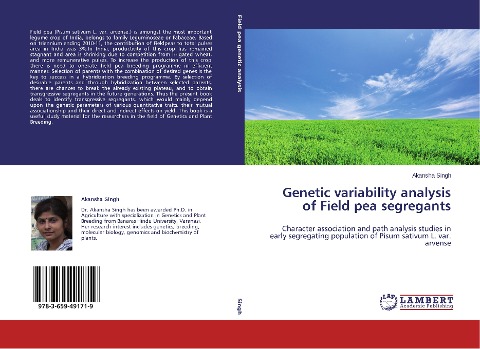 Genetic variability analysis of Field pea segregants: Character association and path analysis studies in early segregating population of Pisum sativum L. var. arvense