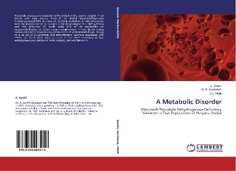 A Metabolic Disorder: Glucose-6-Phosphate Dehydrogenase Deficiency Variation in Two Populations of Haryana (India)