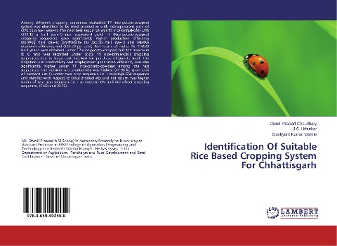Identification Of Suitable Rice Based Cropping System For Chhattisgarh