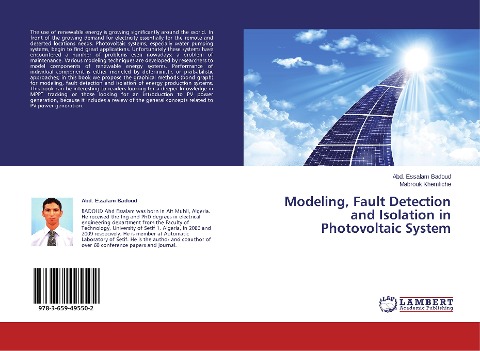 Modeling, Fault Detection and Isolation in Photovoltaic System