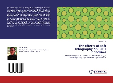 The effects of soft lithography on P3HT nanolines: Understanding and measuring the effects on Poly(3-hexylthiophene) alignment and crystallite size
