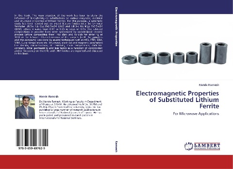 Electromagnetic Properties of Substituted Lithium Ferrite: For Microwave Applications