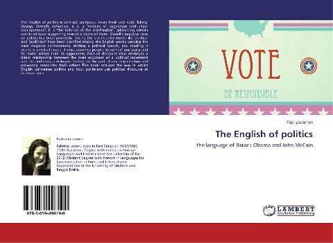 The English of politics: the language of Barack Obama and John McCain