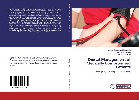Dental Management of Medically Compromised Patients: Principles, Planning & Management
