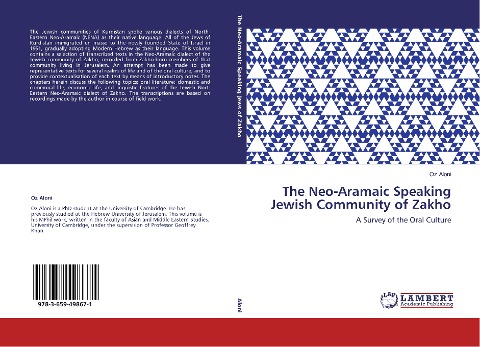 The Neo-Aramaic Speaking  Jewish Community of Zakho: A Survey of the Oral Culture