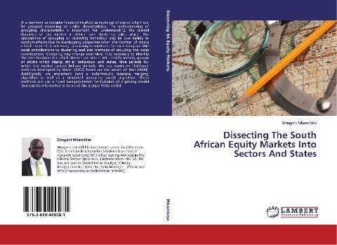 Dissecting The South African Equity Markets Into Sectors And States