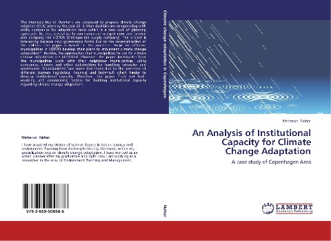 An Analysis of Institutional Capacity for Climate Change Adaptation: A case study of Copenhagen Area