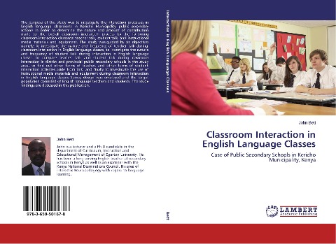 Classroom Interaction in English Language Classes: Case of Public Secondary Schools in Kericho Municipality, Kenya