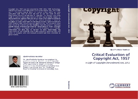 Critical Evaluation of Copyright Act, 1957: In Light of Copyright (Amendment) Act, 2012