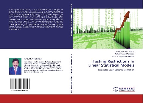 Testing Restrictions In Linear Statistical Models: Restricted Least Squares Estimation