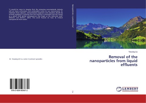Removal of the nanoparticles from liquid effluents