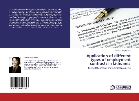Application of different types of employment contracts in Lithuania: Related theoretical and practical problems
