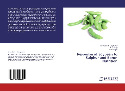 Response of Soybean to Sulphur and Boron Nutrition