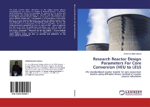 Research Reactor Design Parameters For Core Conversion (HEU to LEU): The Standardized reactor models for core conversion studies using diffusion theory method of reactor physics calculation
