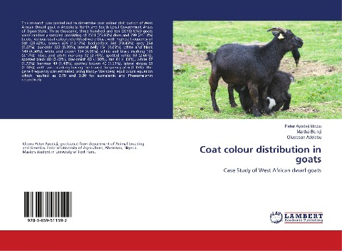 Coat colour distribution in goats: Case Study of West African dwarf goats