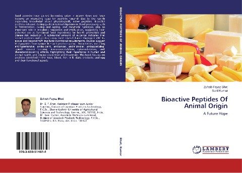Bioactive Peptides Of Animal Origin: A Future Hope