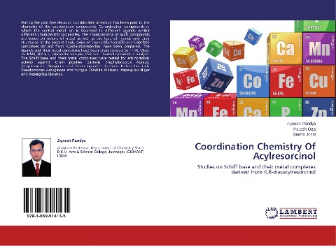 Coordination Chemistry Of Acylresorcinol: Studies on Schiff base and their metal complexes derived from 4,6-diacetylresorcinol