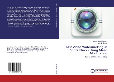 Fast Video Watermarking in Sprite Blocks Using Mean Modulation: Design and Implementation