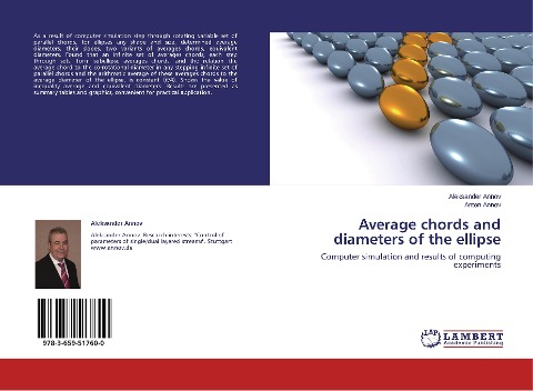 Average chords and diameters of the ellipse: Computer simulation and results of computing experiments