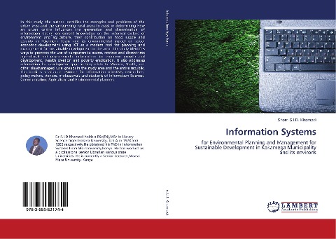 Information Systems: for Environmental Planning and Management for Sustainable Development in Kakamega Municipality and its environs