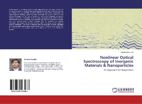 Nonlinear Optical Spectroscopy of Inorganic Materials & Nanoparticles: An Approach for Researchers