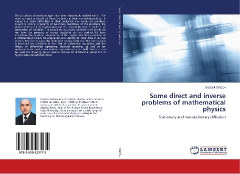 Some direct and inverse problems of mathematical physics: Stationary and non-stationary diffusion