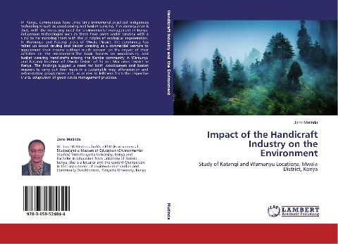 Impact of the Handicraft Industry on the Environment: Study of Katangi and Wamunyu Locations, Mwala District, Kenya