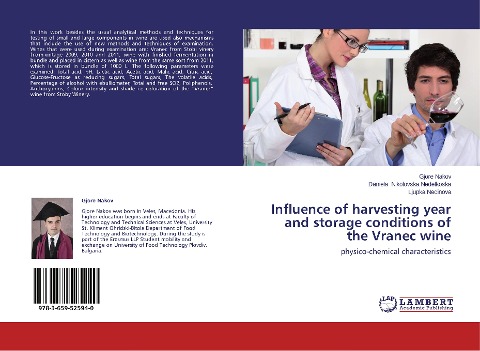 Influence of harvesting year and storage conditions of the Vranec wine: physico-chemical characteristics
