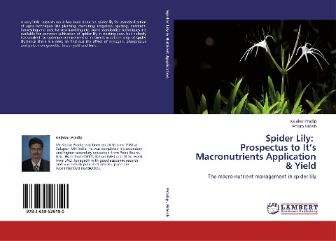 Spider Lily: Prospectus to Its Macronutrients Application & Yield: The macro-nutrient management in spider lily