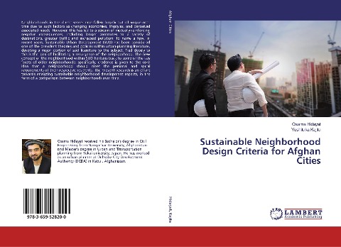 Sustainable Neighborhood Design Criteria for Afghan Cities