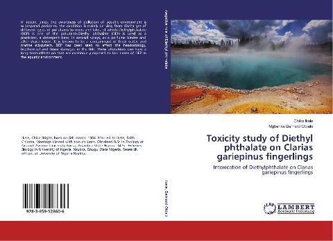 Toxicity study of Diethyl phthalate on Clarias gariepinus fingerlings: Intoxication of Diethylphthalate on Clarias gariepinus fingerlings