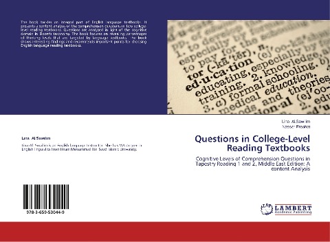 Questions in College-Level Reading Textbooks: Cognitive Levels of Comprehension Questions in Tapestry Reading 1 and 2, Middle East Edition: A content Analysis
