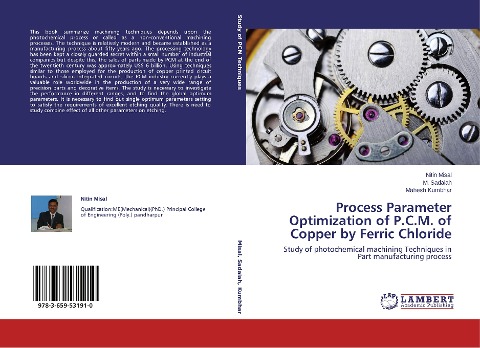 Process Parameter Optimization of P.C.M. of Copper by Ferric Chloride: Study of photochemical machining Techniques in Part manufacturing process
