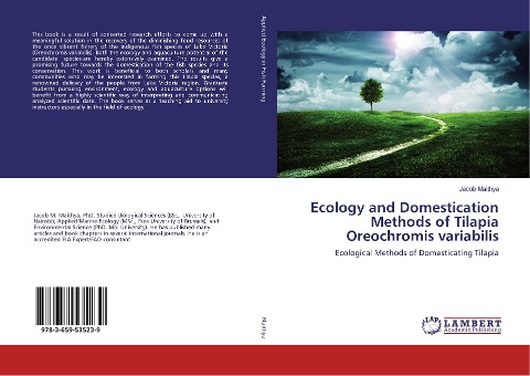 Ecology and Domestication Methods of Tilapia Oreochromis variabilis: Ecological Methods of Domesticating Tilapia