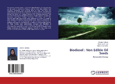 Biodiesel : Non Edible Oil Seeds: Renewable Energy