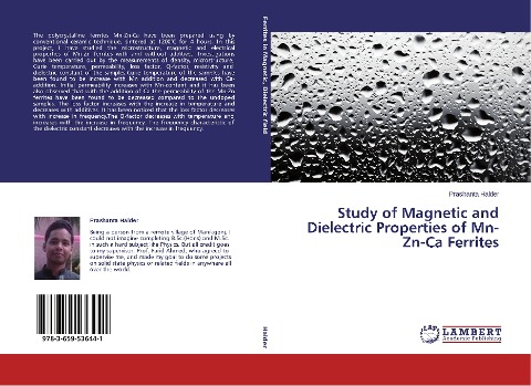 Study of Magnetic and Dielectric Properties of Mn-Zn-Ca Ferrites