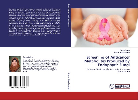 Screening of Anticancer Metabolites Produced by Endophytic Fungi: Of Some Medicinal Plants in Saint Katherine Protectorate
