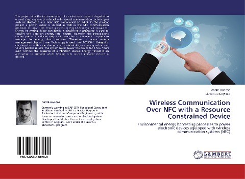Wireless Communication Over NFC with a Resource Constrained Device: Environmental energy harvesting processes to power electronic devices equipped with wireless communication systems (NFC)