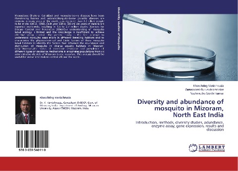 Diversity and abundance of mosquito in Mizoram, North East India: Introduction, methods, diversity studies, adundance, enzyme assay, gene expression, results and discussion