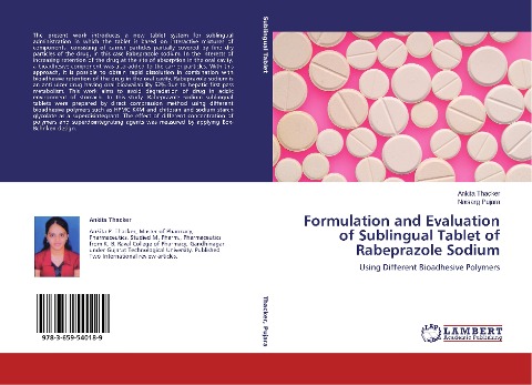 Formulation and Evaluation of Sublingual Tablet of Rabeprazole Sodium: Using Different Bioadhesive Polymers