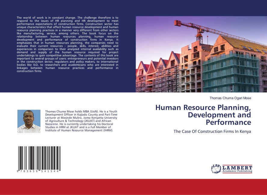 Human Resource Planning, Development and Performance: The Case Of Construction Firms In Kenya