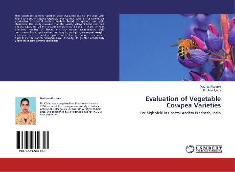 Evaluation of Vegetable Cowpea Varieties: For high yield in Coastal Andhra Pradhesh, India