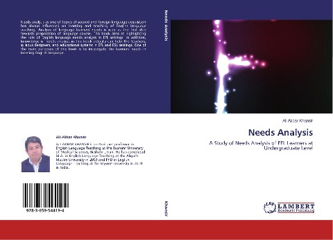 Needs Analysis: A Study of Needs Analysis of EFL Learners at Undergraduate Level