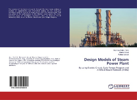 Design Models of Steam Power Plant: By using Electric Circuit, Cycle Tempo Program and Artificial Neural Network (ANNs)