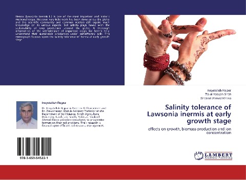 Salinity tolerance of Lawsonia inermis at early growth stage: effects on growth, biomass production and ion concentration