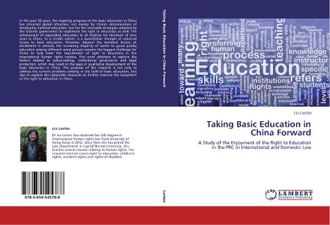 Taking Basic Education in China Forward: A Study of the Enjoyment of the Right to Education in the PRC in International and Domestic Law
