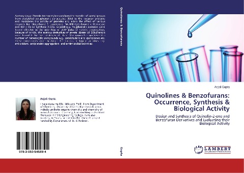Quinolines & Benzofurans: Occurrence, Synthesis & Biological Activity: Design and Synthesis of Quinolin-2-one and Benzofuran Derivatives and Evaluating their Biological Activity